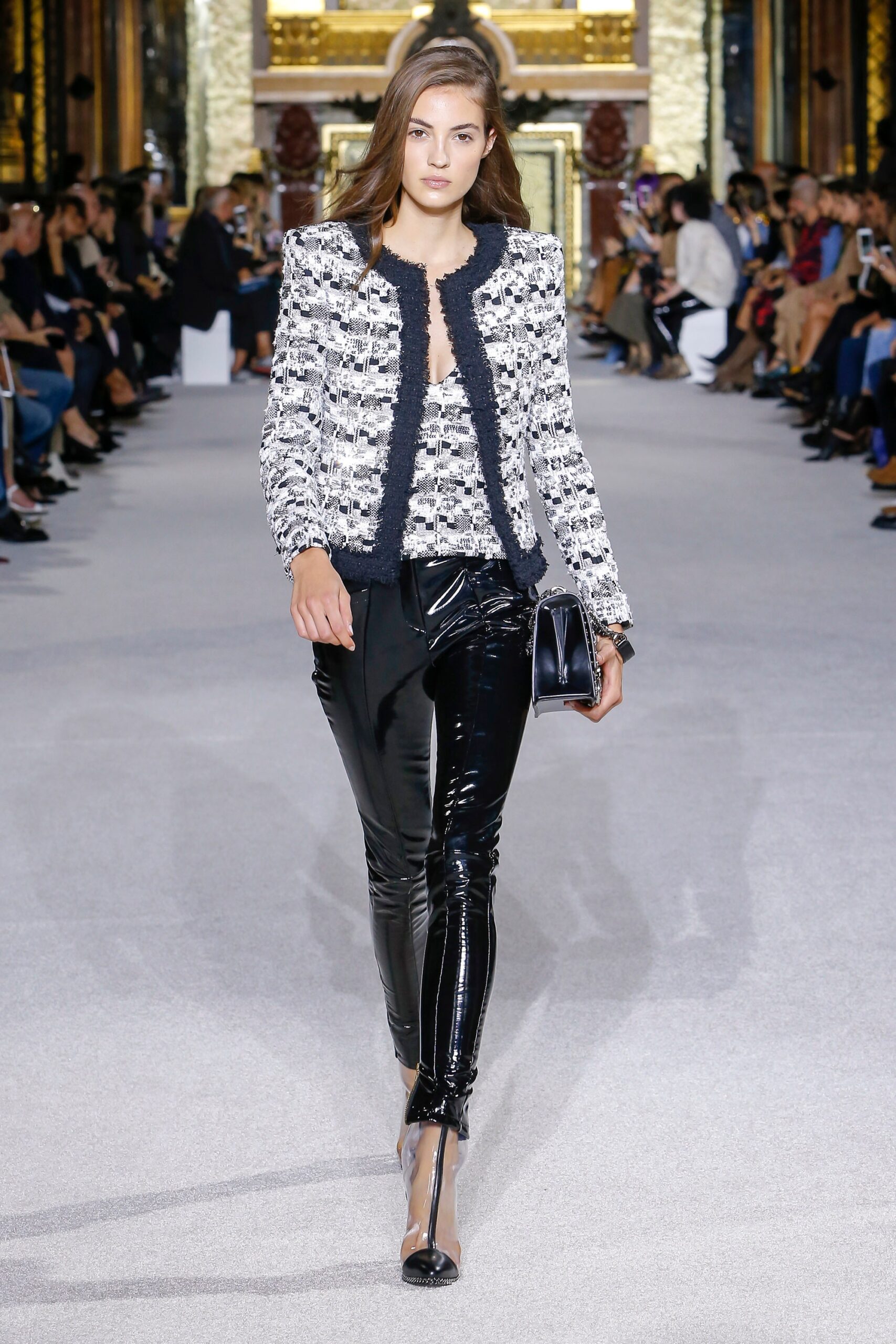 black and white tailored blazer outfit