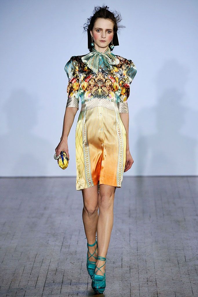 colorful silk mini dress