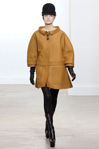 brown wool relaxed coat