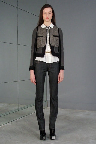 tailored black gray jacket with shirt