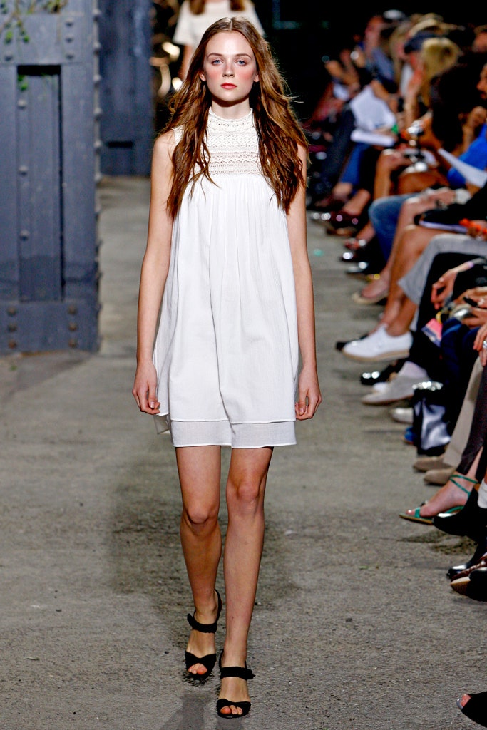 white relaxed sleeveless dress