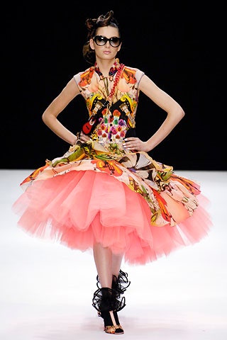 multi-colored tiered midi dress