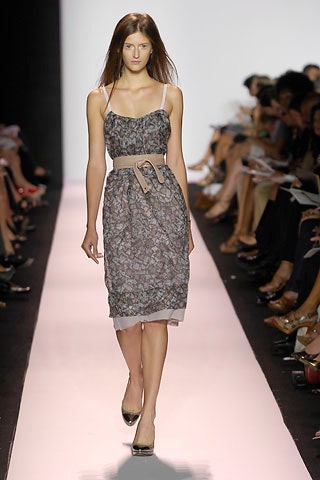 fitted gray silk midi dress