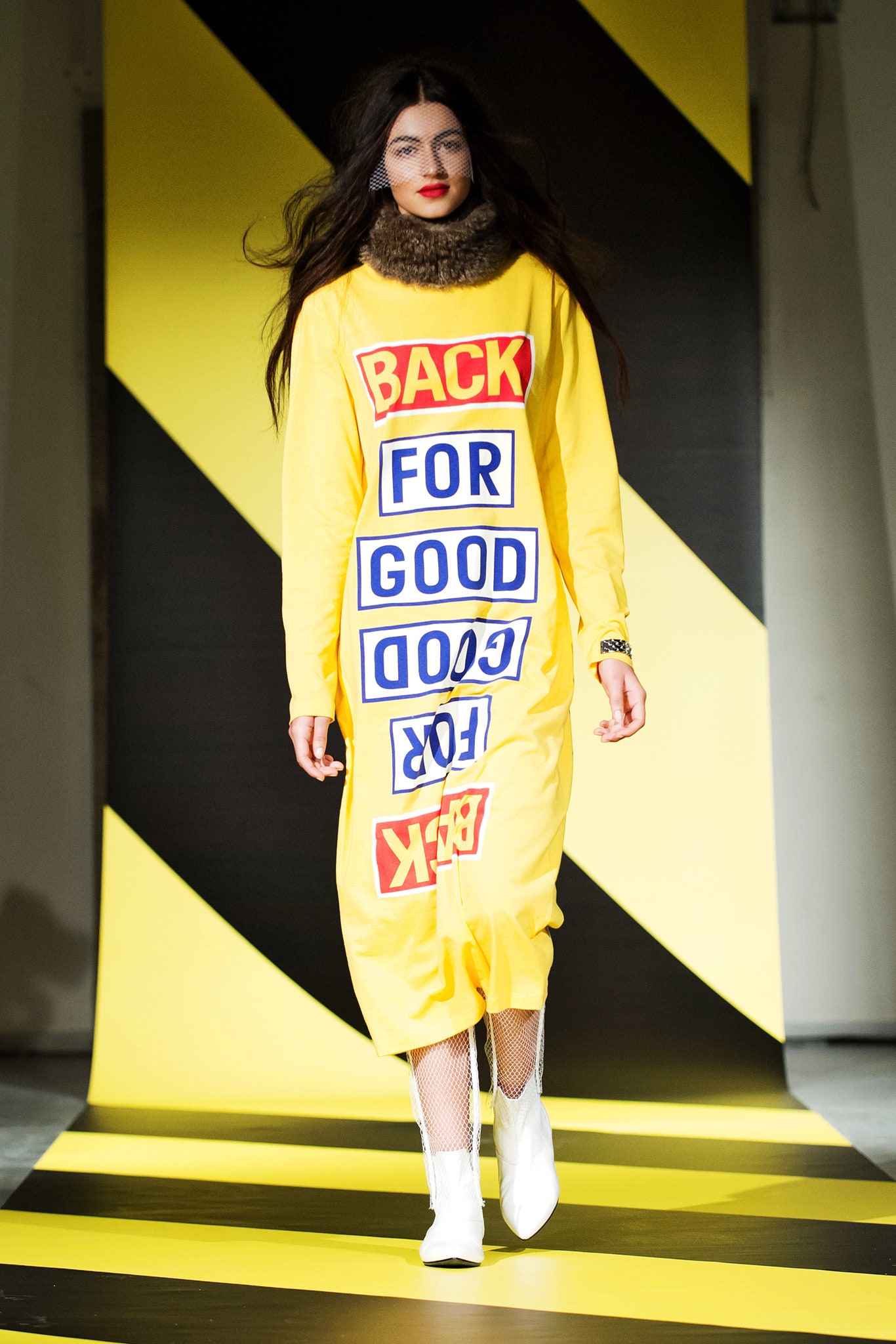 yellow printed midi dress