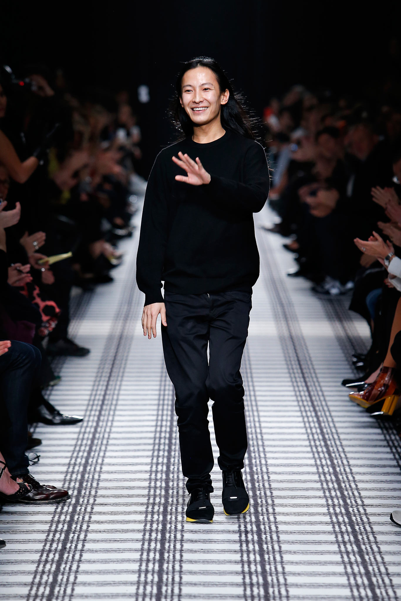 black relaxed top and pants