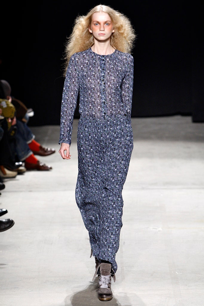 blue purple silk maxi dress