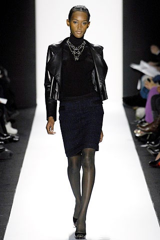 black leather jacket with fitted top