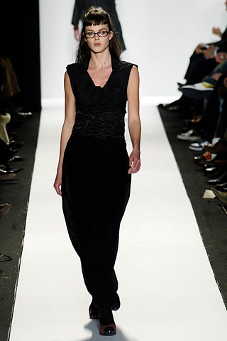 black silk sleeveless dress