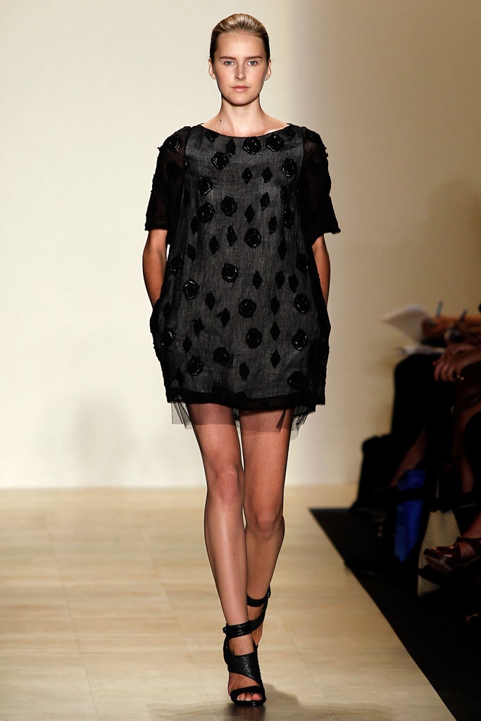 black silk relaxed mini dress