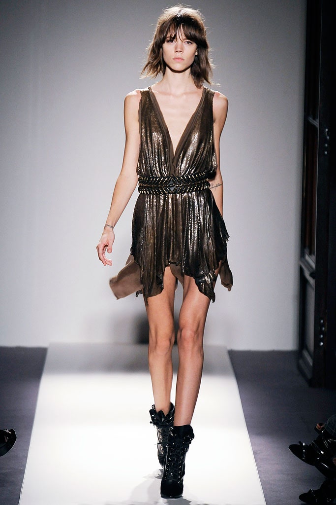 brown silk sleeveless dress