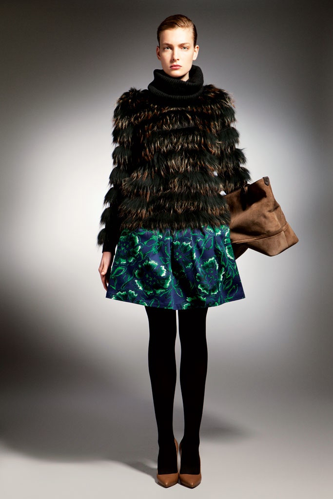 blue silk fitted flared mini skirt