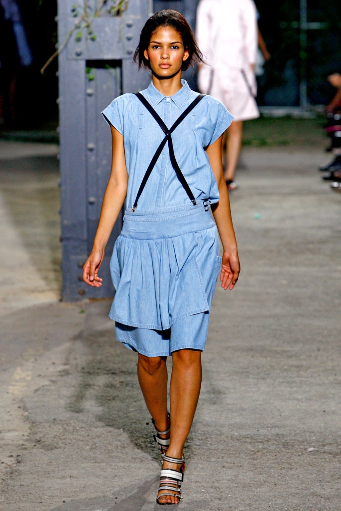 blue denim relaxed dress