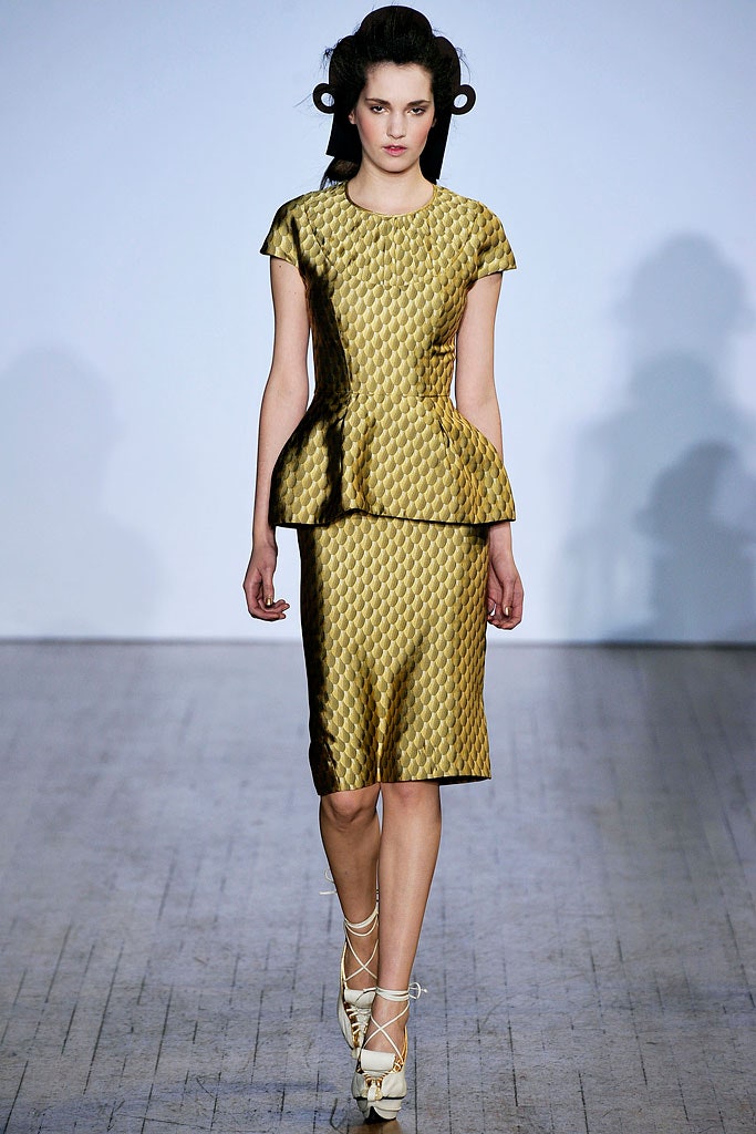 gold silk fitted dress