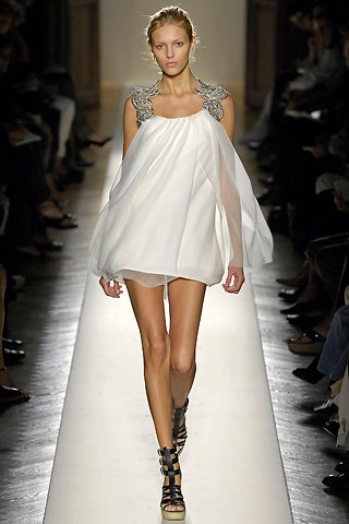 white relaxed mini dress