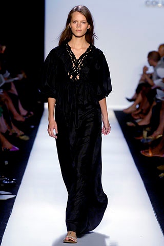 black silk relaxed maxi dress