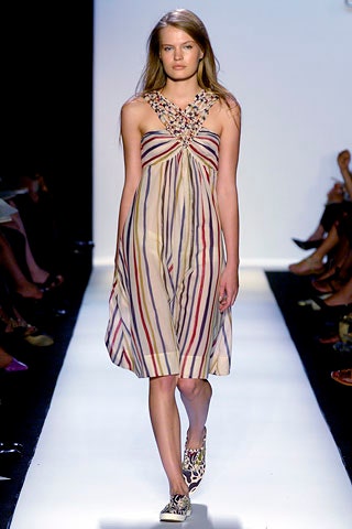 striped relaxed midi dress