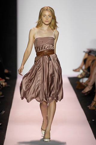 pink silk sleeveless dress