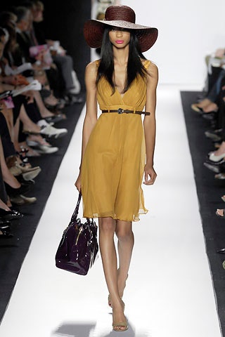 yellow chiffon sleeveless dress