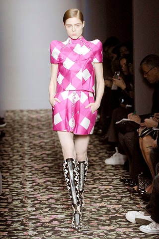 pink silk short-sleeve collared fitted printed pockets top