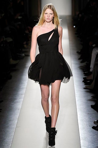 black silk sleeveless asymmetric dress