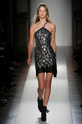 black silver draped mini dress