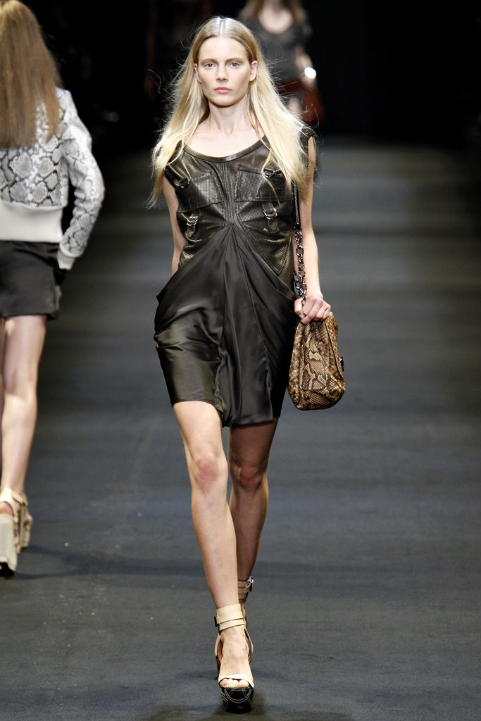 brown leather textured bag