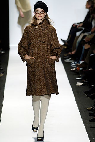 brown wool relaxed coat