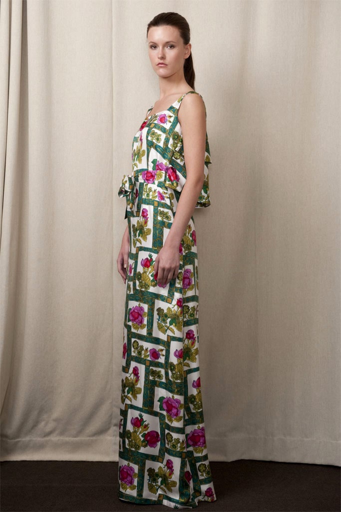 floral maxi dress