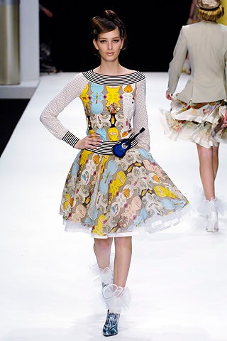 multi-colored pleated mini dress