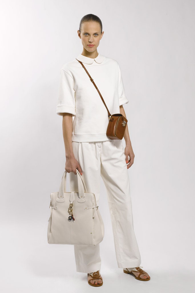 white relaxed cotton top and pants