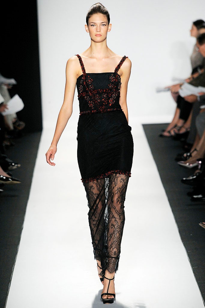 black lace fitted flared sheer pants