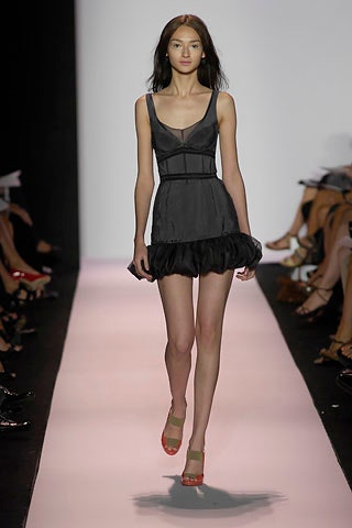 black silk sleeveless mini dress