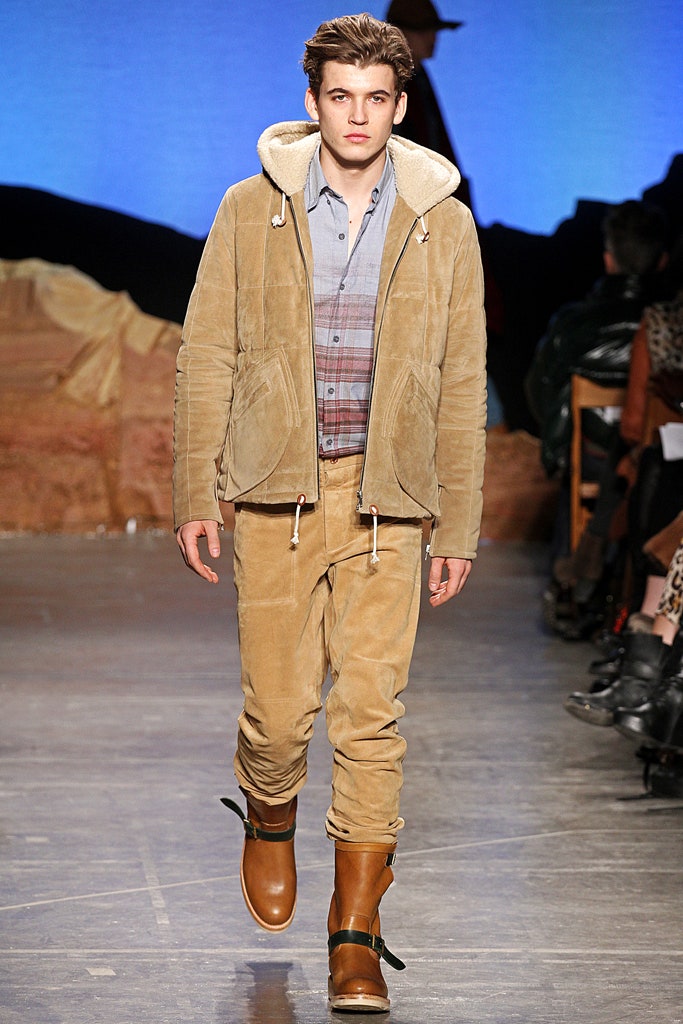 beige suede long-sleeve collared fitted zippered jacket