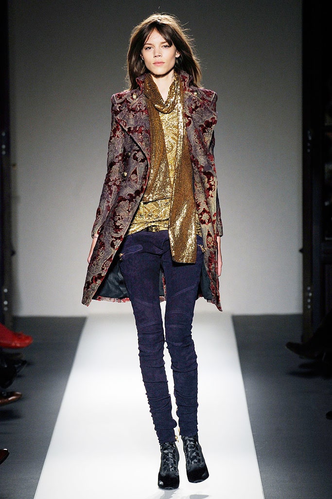 embroidered red coat with gold top