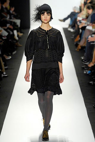 black relaxed mini dress