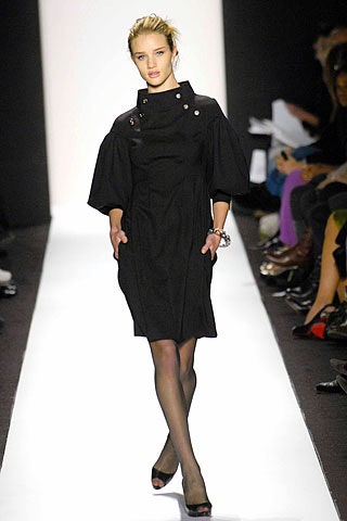 black fitted mini dress