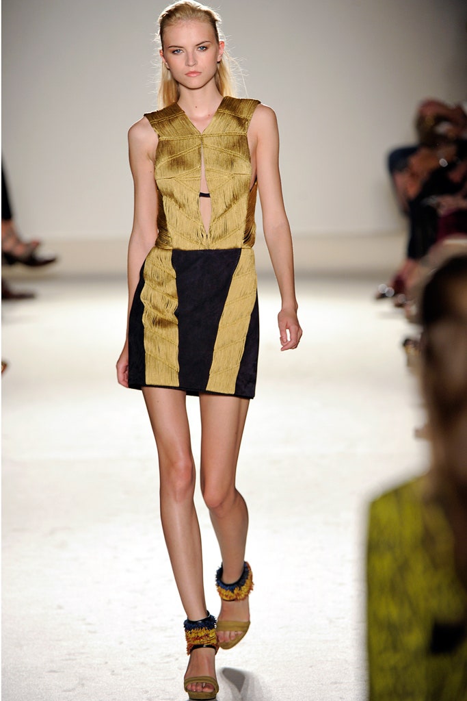 yellow black sleeveless mini dress