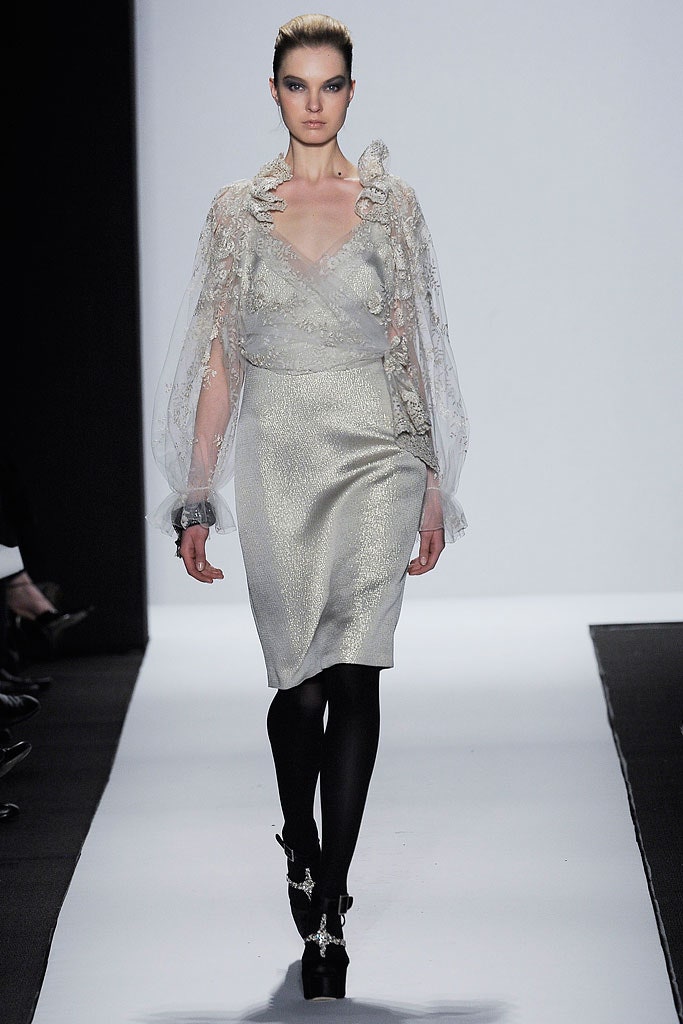 gray silk sleeveless v-neck fitted embroidered shiny dress