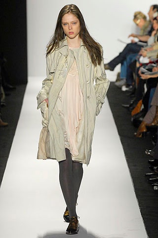 beige trench coat and pink dress