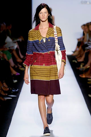 striped relaxed coat