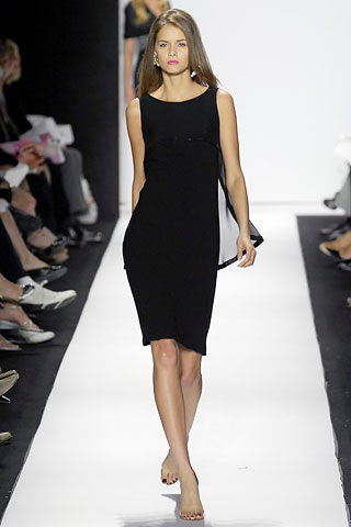 black silk sleeveless dress