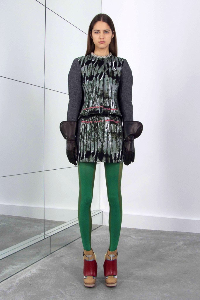 multi-colored fitted mini dress