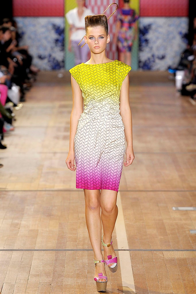 color-blocked sleeveless dress