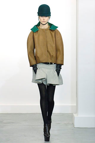 brown wool long-sleeve collared relaxed buttoned jacket