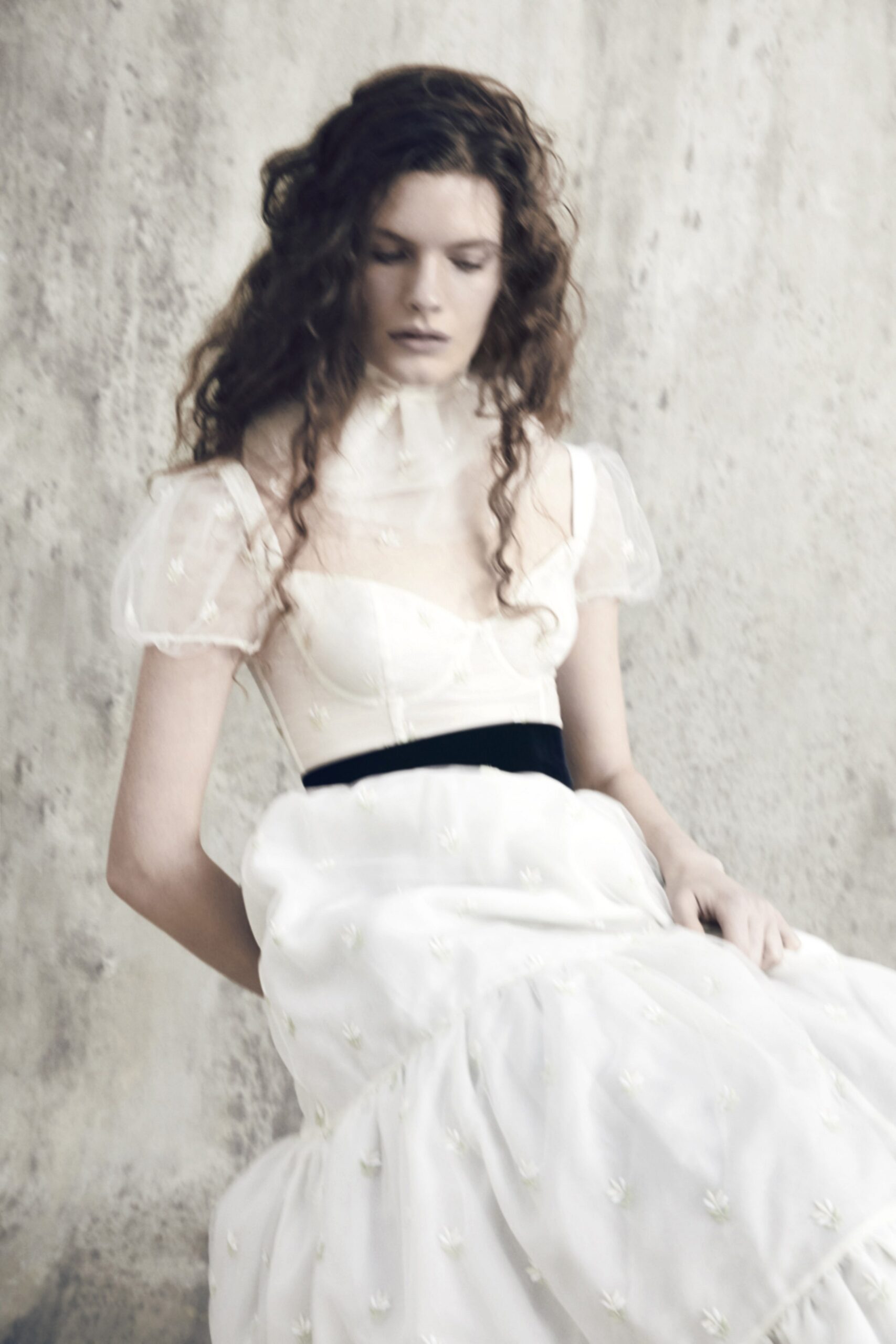 white embroidered sheer maxi dress