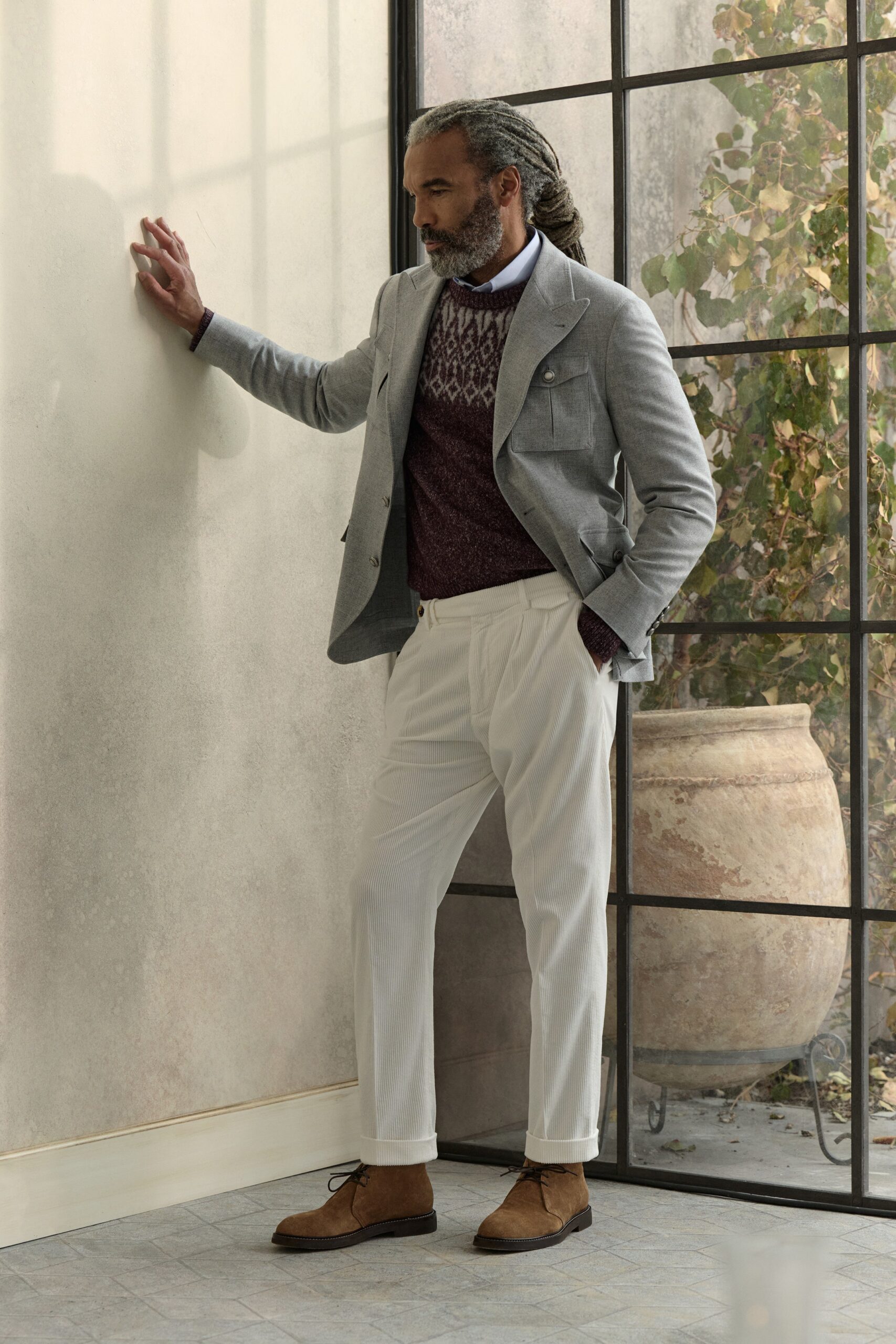 Brunello Cucinelli F/W 23 Menswear Look 57