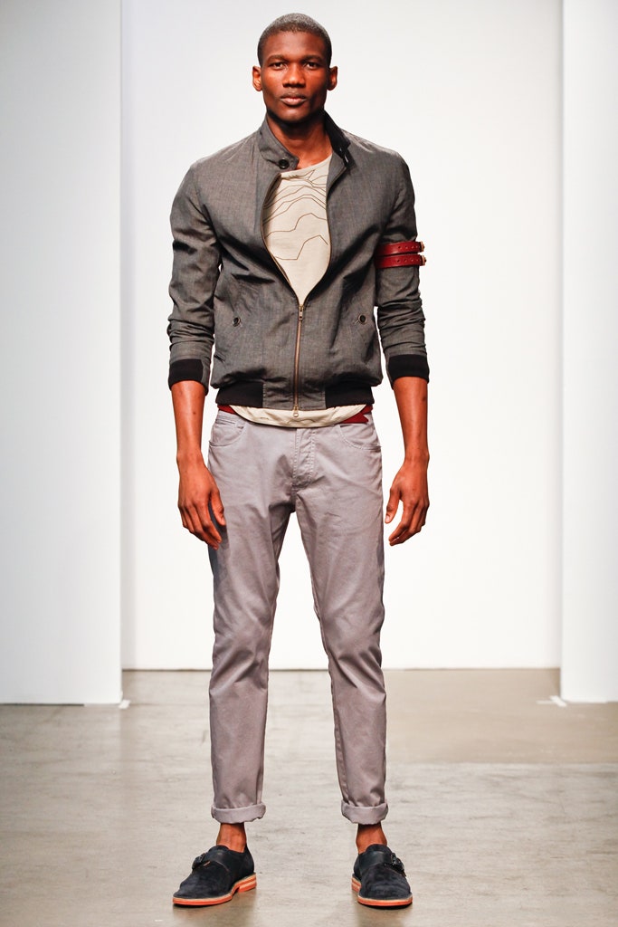 gray zip-front cropped jacket