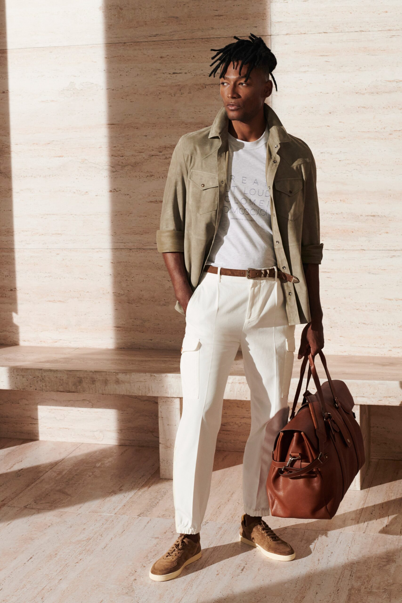 Brunello Cucinelli S/S 23 Menswear Look 221