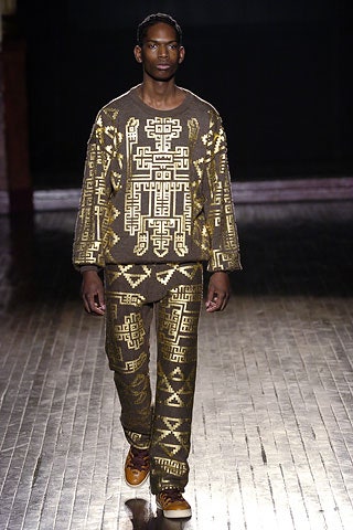 brown patterned knit sweater