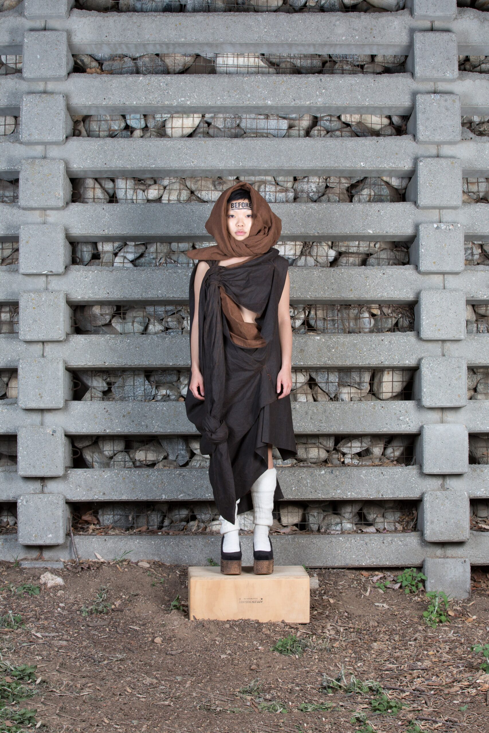 asymmetric draped black maxi dress